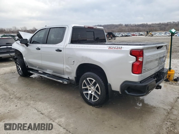 2020 Chevrolet Silverado 1500 LT Trail Boss with VIN 1GCPYFED4LZ141918, listed as a Copart auction lot 46819885 with 86,694 mi miles and Salvage Title. Bid and sale history available at carsss.com. Image 2.