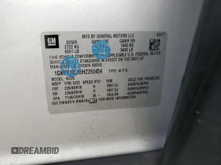 2017 GMC Acadia SLT with VIN 1GKKNMLA8HZ260454, listed as a Copart auction lot 41510045 with 81,093 mi miles and Salvage Title. Bid and sale history available at carsss.com. Image 13.