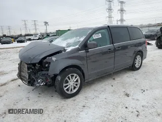 2019 Dodge Grand Caravan SXT with VIN 2C4RDGCG2KR580583, listed as a Copart auction lot 45134255 with 83,746 mi miles and Salvage Title. Bid and sale history available at DreamBid. Image 1.