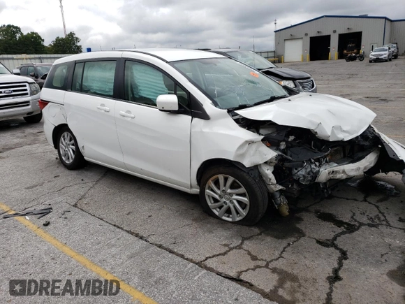 2012 Mazda 5 Sport with VIN JM1CW2BL3C0144452, listed as a Copart auction lot 70593054 with 160,318 mi miles and Salvage Title. Bid and sale history available at DreamBid. Image 4.