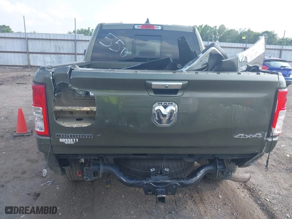2020 Ram 1500 Big Horn with VIN 1C6RRFFG5LN288617, listed as a IAAI auction lot 39348771 with 60,776 mi miles. Bid and sale history available at carsss.com. Image 17.