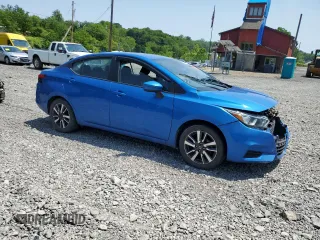 2021 Nissan Versa SV with VIN 3N1CN8EV5ML817624, listed as a Copart auction lot 58752455 with 94,240 mi miles and Salvage title. Bid and sale history available at DreamBid. Image 4.