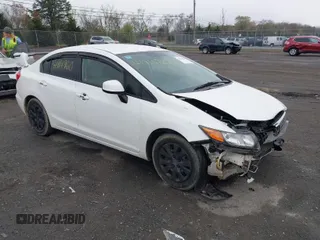 2012 Honda Civic Sdn LX with VIN 2HGFB2F54CH335301, listed as a IAAI auction lot 41914960 with 258,393 mi miles. Bid and sale history available at carsss.com. Image 1.
