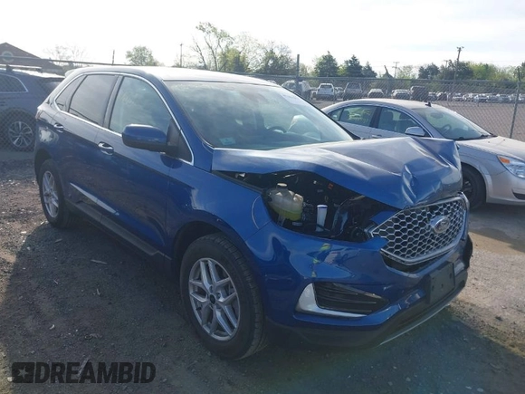 2024 Ford Edge SEL with VIN 2FMPK4J97RBA93748, listed as a IAAI auction lot 42081855 with 27,755 mi miles. Bid and sale history available at carsss.com. Image 1.