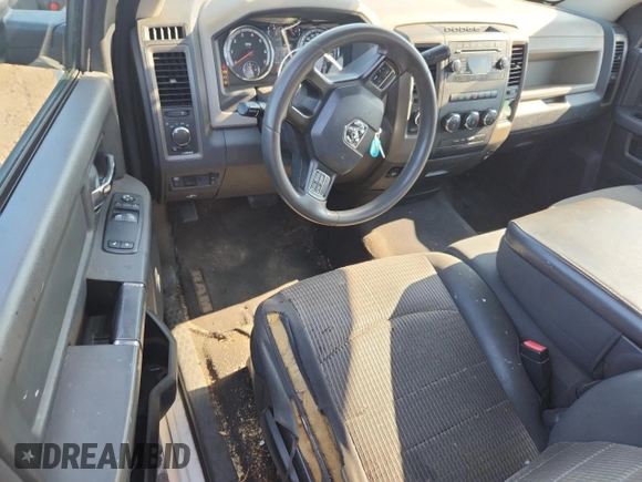 2012 Ram 1500 Tradesman with VIN 3C6JD7DT7CG159059, listed as a Copart auction lot 64902405 with 49,369 mi miles and Clean title. Bid and sale history available at DreamBid. Image 8.