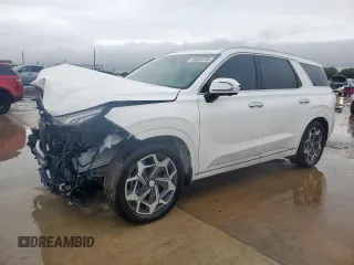 2022 Hyundai Palisade Calligraphy с VIN KM8R74HE6NU437314, выставлен на аукционе Copart как лот 60543745 с пробегом 56 174 миль миль и Списание • Salvage title. История ставок и продаж доступна на DreamBid. Изображение 1.