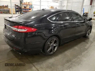 2017 Ford Fusion Sport with VIN 3FA6P0VP6HR176368, listed as a Copart auction lot 50507775 with 115,843 mi miles and Salvage Title. Bid and sale history available at carsss.com. Image 3.