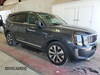 2021 Kia Telluride S with VIN 5XYP6DHC4MG186371, listed as a Copart auction lot 62132095 with 56,513 mi miles and Salvage title. Bid and sale history available at DreamBid. Image 4.