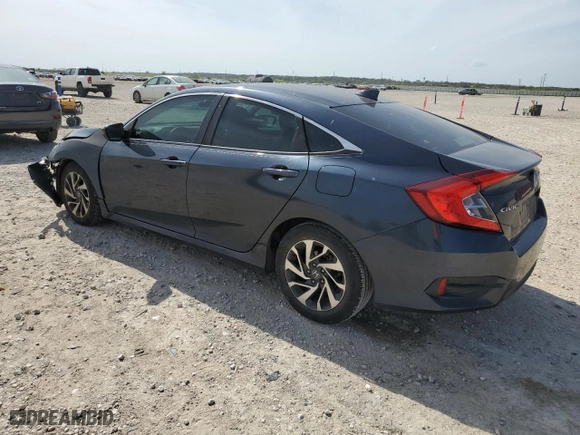 2017 Honda Civic Sedan EX with VIN 19XFC2F71HE082499, listed as a Copart auction lot 50242775 with 66,717 mi miles and Salvage Title. Bid and sale history available at carsss.com. Image 2.