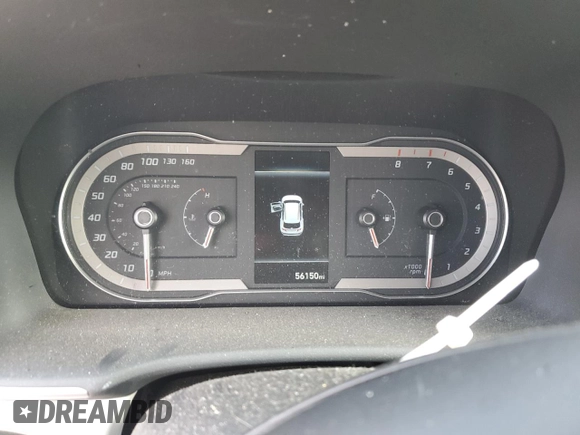 2023 Hyundai Tucson SEL with VIN 5NMJB3AE5PH218424, listed as a Copart auction lot 43697095 with 56,150 mi miles and Salvage Title. Bid and sale history available at carsss.com. Image 9.