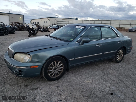 2005 Hyundai XG350 with VIN KMHFU45E15A377458, listed as a Copart auction lot 78931844 with 230,852 mi miles and Salvage Title. Bid and sale history available at carsss.com. Image 1.