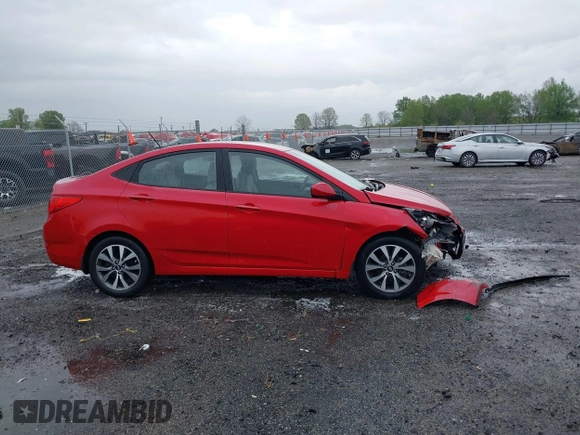 2015 Hyundai Accent GLS with VIN KMHCU4AE3FU806849, listed as a IAAI auction lot 41935761 with 147,784 mi miles. Bid and sale history available at carsss.com. Image 13.