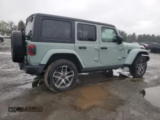 2024 Jeep Wrangler Sport S with VIN 1C4RJXN68RW229756, listed as a Copart auction lot 51948835 with 3,116 mi miles and Salvage Title. Bid and sale history available at DreamBid. Image 3.