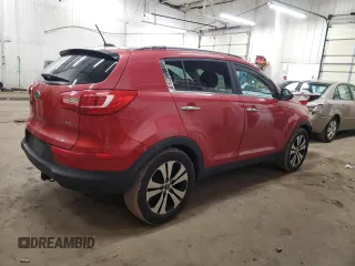 2011 Kia Sportage EX with VIN KNDPCCA28B7030607, listed as a Copart auction lot 51502785 with 200,855 mi miles and Salvage title. Bid and sale history available at DreamBid. Image 3.