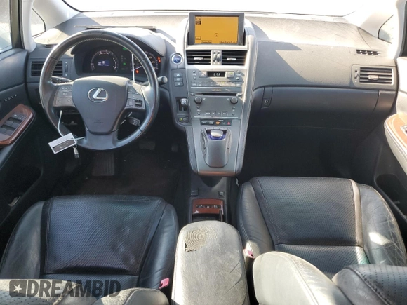 2010 Lexus HS 250h with VIN JTHBB1BA1A2014458, listed as a Copart auction lot 70746254 with 185,474 mi miles and Salvage Title. Bid and sale history available at DreamBid. Image 8.