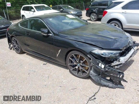 2019 BMW 8 Series M850i xDrive with VIN WBABC4C59KBU96788, listed as a IAAI auction lot 42286659 with 26,913 mi miles and . Bid and sale history available at DreamBid. Image 1.
