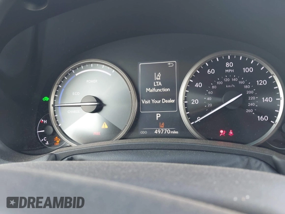 2020 Lexus NX 300h with VIN JTJGJRDZ6L2140536, listed as a IAAI auction lot 42591125 with 49,770 mi miles and . Bid and sale history available at DreamBid. Image 16.