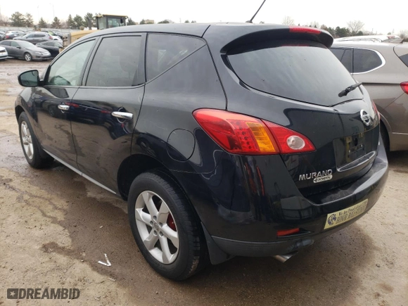 2010 Nissan Murano SL with VIN JN8AZ1MW8AW138080, listed as a Copart auction lot 82332424 with 135,565 mi miles and Salvage Title. Bid and sale history available at carsss.com. Image 2.