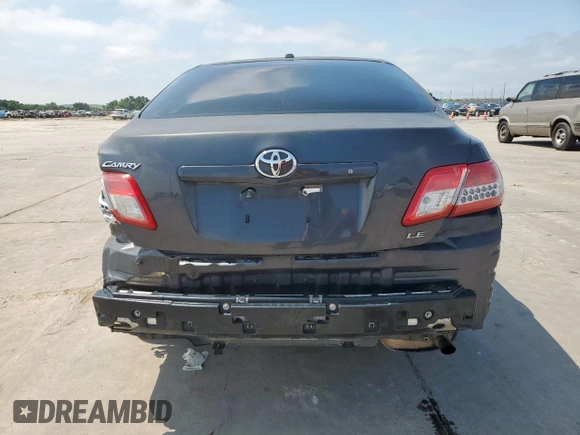 2011 Toyota Camry LE with VIN 4T1BF3EK6BU160720, listed as a Copart auction lot 59126725 with 225,678 mi miles and Salvage title. Bid and sale history available at DreamBid. Image 6.