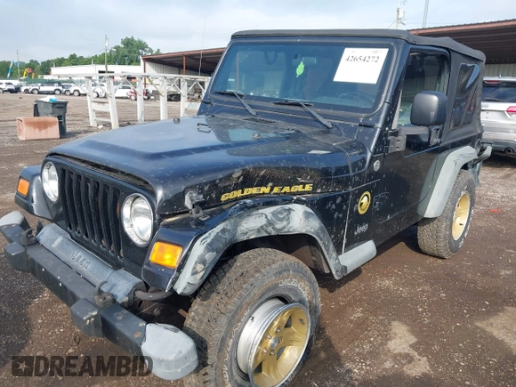 2006 Jeep Wrangler Sport z VIN 1J4FA49S06P721223, wystawiony jako IAAI lot #42654272 z przebiegiem 225 223 mil mil oraz . Historia ofert i sprzedaży dostępna na DreamBid. Obrazek 2.