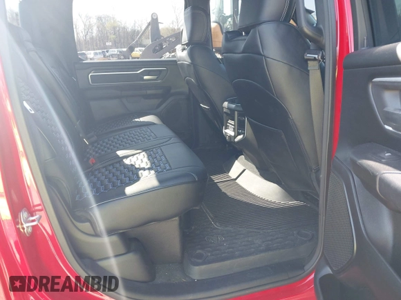 2021 Ram 1500 Big Horn with VIN 1C6SRFFT3MN677725, listed as a IAAI auction lot 41989636 with 37,784 mi miles and . Bid and sale history available at DreamBid. Image 6.