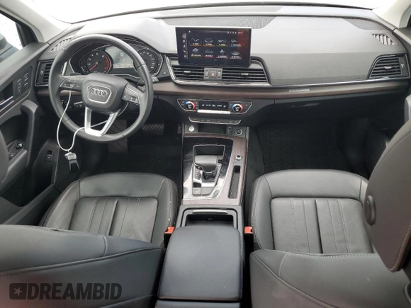 2021 Audi Q5 Premium with VIN WA1AAAFY8M2092144, listed as a Copart auction lot 59856715 with 65,098 mi miles and Salvage title. Bid and sale history available at DreamBid. Image 8.