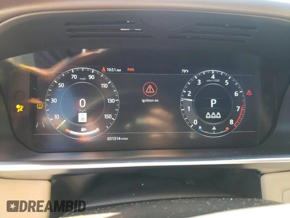 2021 Land Rover Range Rover Sport HSE Silver Edition with VIN SALWR2SU3MA788387, listed as a Copart auction lot 48693595 with 31,314 mi miles and Salvage title. Bid and sale history available at DreamBid. Image 9.