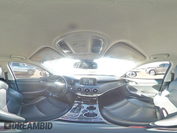 2018 Kia Stinger with VIN KNAE15LAXJ6030560, listed as a Copart auction lot 43964235 with 97,371 mi miles and Salvage Title. Bid and sale history available at DreamBid. Image 12.
