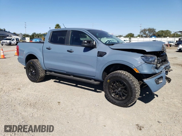 2023 Ford Ranger XL with VIN 1FTER4EH2PLE29425, listed as a Copart auction lot 78199854 with 10,171 mi miles and Salvage title. Bid and sale history available at DreamBid. Image 4.