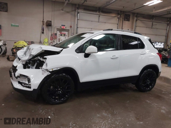 2022 Chevrolet Trax LT with VIN KL7CJPSM0NB537074, listed as a IAAI auction lot 41843390 with 74,100 mi miles and . Bid and sale history available at DreamBid. Image 14.