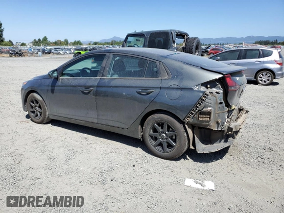 2022 Hyundai Ioniq Blue with VIN KMHC65LC7NU274788, listed as a Copart auction lot 61217164 with 75,317 mi miles and Salvage Title. Bid and sale history available at DreamBid. Image 2.