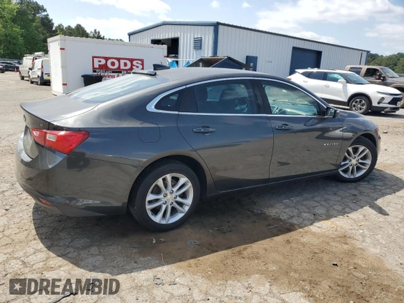 2016 Chevrolet Malibu LT with VIN 1G1ZE5ST7GF286149, listed as a Copart auction lot 52532445 with Not Provided miles and Salvage Title. Bid and sale history available at DreamBid. Image 3.
