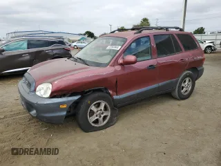 2004 Hyundai Santa Fe GLS with VIN KM8SC13D44U844329, listed as a Copart auction lot 72282944 with 209,430 mi miles and Salvage Title. Bid and sale history available at carsss.com. Image 1.