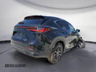 2022 Lexus NX with VIN 2T2AGCEZ3NC001032, listed as a Copart auction lot 50041333 with 5,801 mi miles. Bid and sale history available at carsss.com. Image 3.