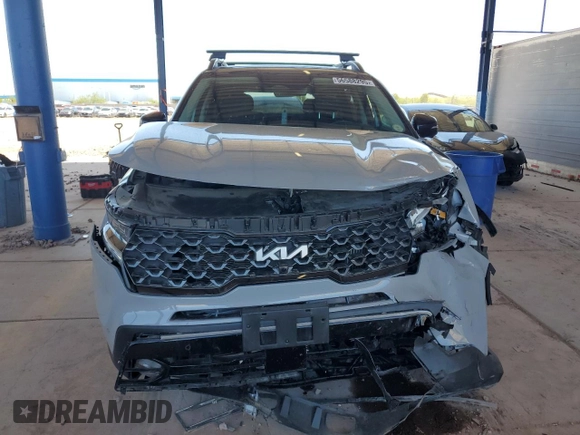 2022 Kia Sorento X-Line SX Prestige with VIN 5XYRKDLF3NG090335, listed as a Copart auction lot 56588295 with 36,435 mi miles and Salvage title. Bid and sale history available at DreamBid. Image 5.