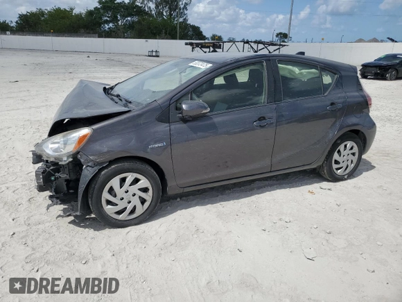 2015 Toyota Prius One with VIN JTDKDTB36F1100354, listed as a Copart auction lot 53372475 with 90,415 mi miles and Non Repairable. Bid and sale history available at carsss.com. Image 1.