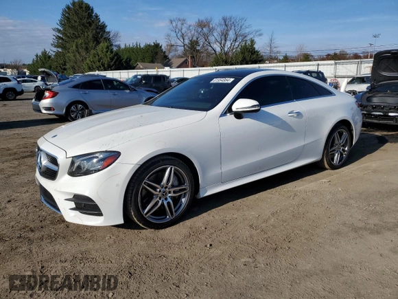 2018 Mercedes-Benz E-Class E 400 with VIN WDD1J6GB6JF025954, listed as a Copart auction lot 81954884 with 72,849 mi miles and Salvage Title. Bid and sale history available at carsss.com. Image 1.