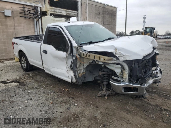 2018 Ford F-150 XL with VIN 1FTMF1EB6JKD15262, listed as a Copart auction lot 85259534 with 196,625 mi miles and Salvage Title. Bid and sale history available at carsss.com. Image 4.