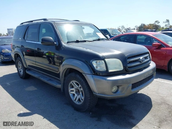 2004 Toyota Sequoia SR5 with VIN 5TDZT34A54S217565, listed as a IAAI auction lot 41968673 with 162,358 mi miles. Bid and sale history available at carsss.com. Image 1.