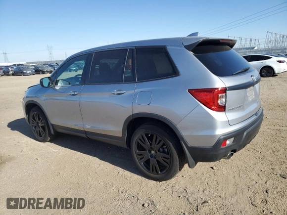 2021 Honda Passport Sport with VIN 5FNYF7H21MB010611, listed as a Copart auction lot 54325775 with 28,362 mi miles and Salvage title. Bid and sale history available at DreamBid. Image 2.