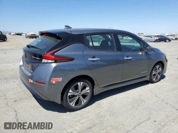 2018 Nissan LEAF SL with VIN 1N4AZ1CP7JC306403, listed as a Copart auction lot 65481895 with 98,724 mi miles and Clean title. Bid and sale history available at DreamBid. Image 3.