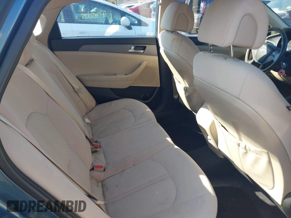 2017 Hyundai Sonata 2.4L with VIN 5NPE24AF8HH500464, listed as a IAAI auction lot 41743598 with 180,420 mi miles and . Bid and sale history available at carsss.com. Image 8.