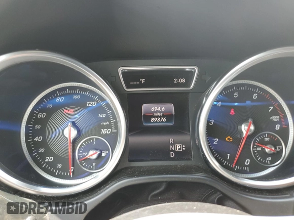 2016 Mercedes-Benz GLE 350 with VIN 4JGDA5HB2GA703925, listed as a Copart auction lot 59176865 with 89,376 mi miles and Salvage title. Bid and sale history available at DreamBid. Image 9.