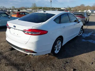 2018 Ford Fusion SE with VIN 3FA6P0H74JR278012, listed as a IAAI auction lot 41918935 with 50,969 mi miles. Bid and sale history available at carsss.com. Image 4.