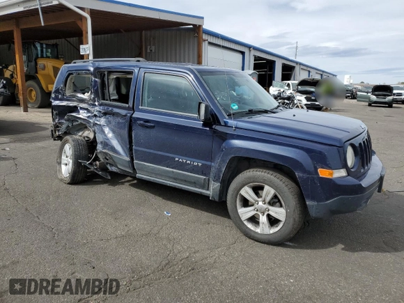 2013 Jeep Patriot Sport with VIN 1C4NJRBBXDD101003, listed as a Copart auction lot 50537555 with 130,940 mi miles and Salvage Title. Bid and sale history available at DreamBid. Image 4.