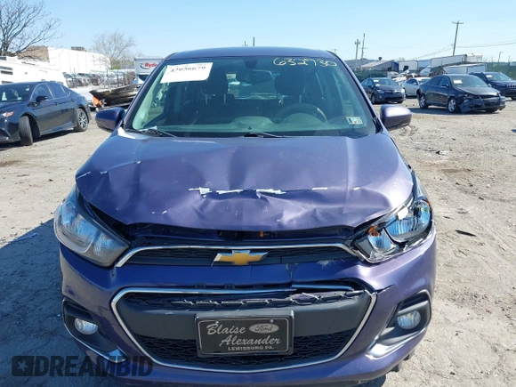 2016 Chevrolet Spark LT with VIN KL8CD6SA1GC632730, listed as a IAAI auction lot 42056679 with 98,891 mi miles and . Bid and sale history available at DreamBid. Image 11.