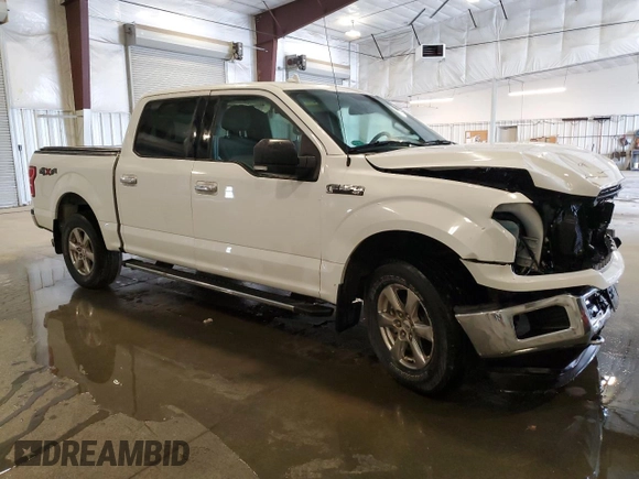 2018 Ford F-150 XL with VIN 1FTEW1EPXJFA44652, listed as a Copart auction lot 58329735 with 98,054 mi miles and Salvage title. Bid and sale history available at DreamBid. Image 4.