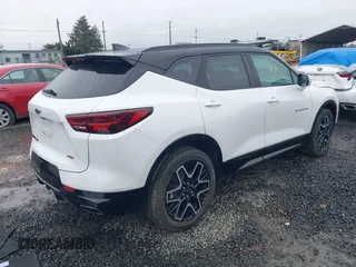 2024 Chevrolet Blazer RS with VIN 3GNKBKRS4RS139337, listed as a IAAI auction lot 41856933 with Not provided miles and . Bid and sale history available at DreamBid. Image 4.