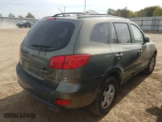 2007 Hyundai Santa Fe GLS with VIN KM8SG13D57U098448, listed as a Copart auction lot 33051641 with 0 mi miles and Non Repairable. Bid and sale history available at carsss.com. Image 4.