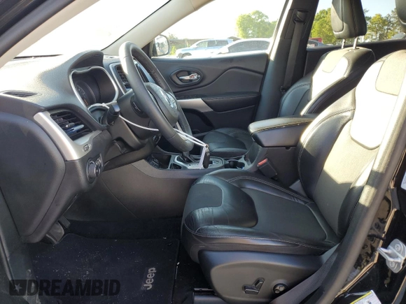 2018 Jeep Cherokee Latitude Plus with VIN 1C4PJLLB8JD509791, listed as a Copart auction lot 53242355 with 46,973 mi miles and Salvage Title. Bid and sale history available at carsss.com. Image 7.